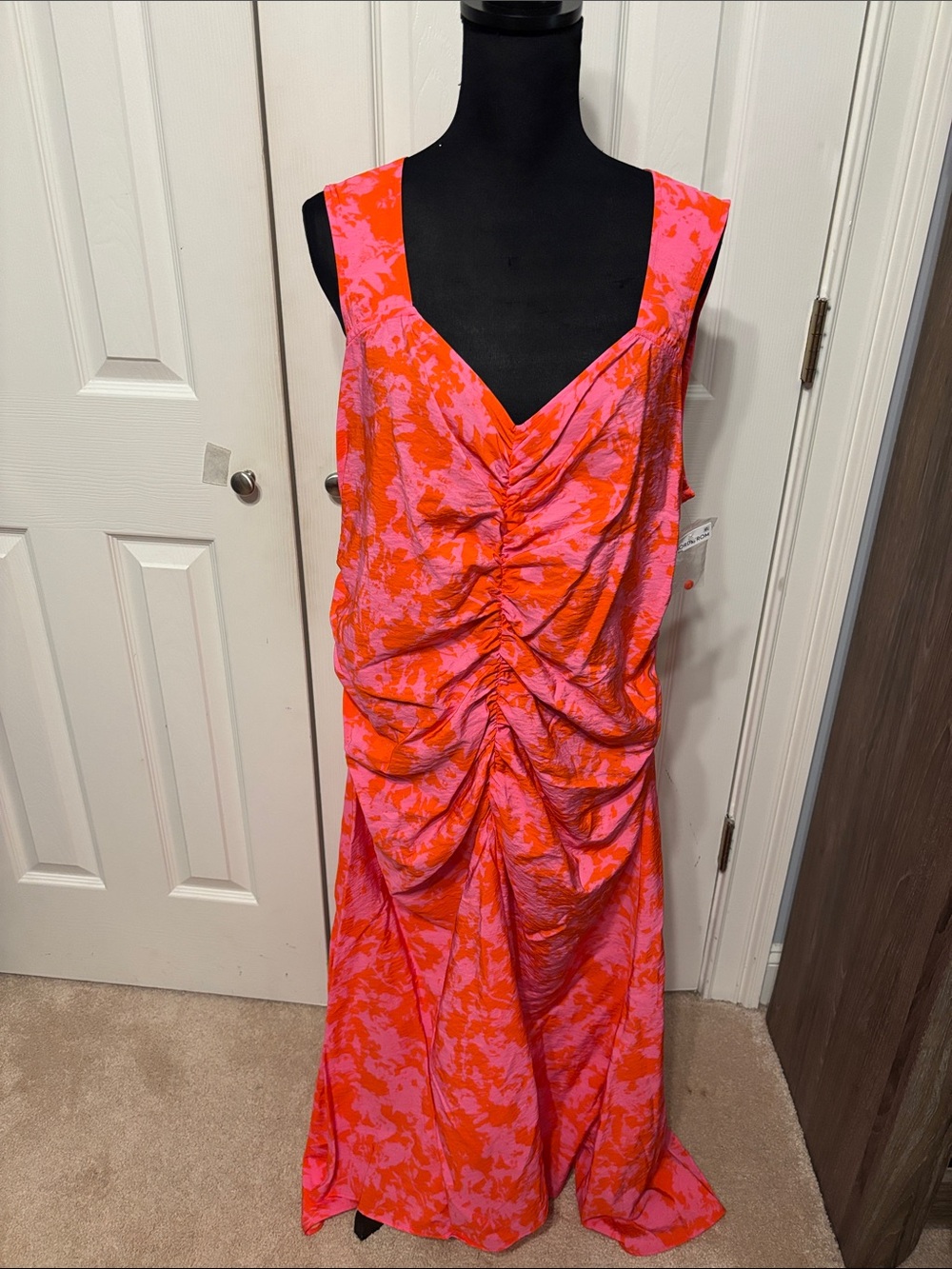 Chelsea28 Ruched High-Low Midi Plus Dress - Picture 2 of 11